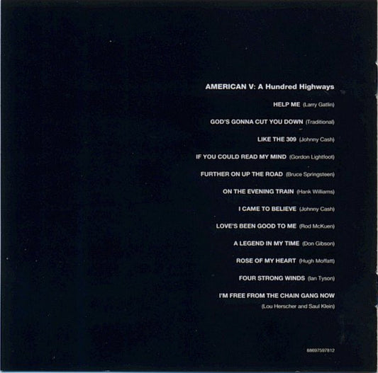 Johnny Cash : American V: A Hundred Highways (CD, Album, RE)