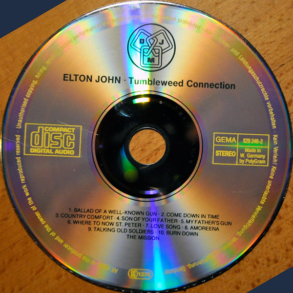 Elton John : Tumbleweed Connection (CD, Album, RE)