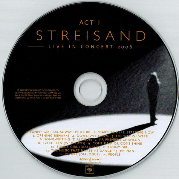Barbra Streisand : Live In Concert 2006 (2xCD, Album)
