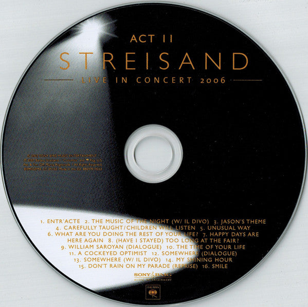 Barbra Streisand : Live In Concert 2006 (2xCD, Album)
