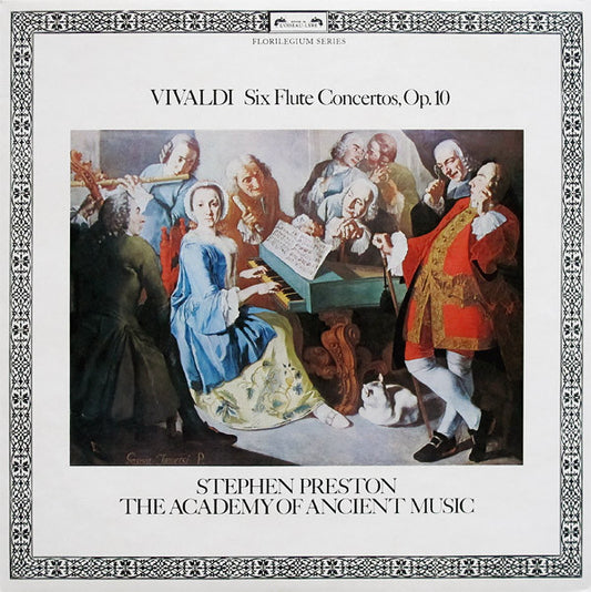 Antonio Vivaldi - Stephen Preston, The Academy Of Ancient Music : Six Flute Concertos, Op. 10 (LP, Album)