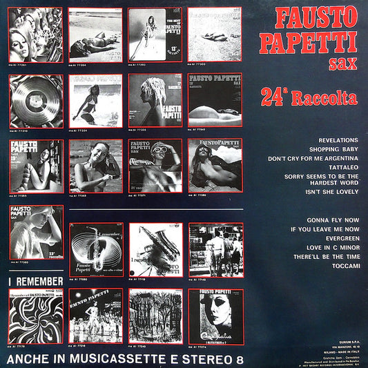 Fausto Papetti : 24ª Raccolta (LP, Album)