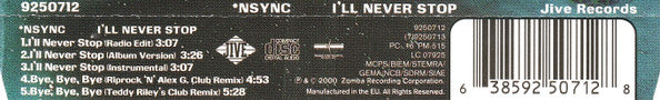 *NSYNC : I'll Never Stop (CD, Maxi)