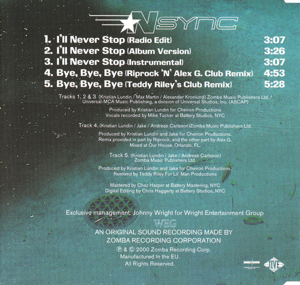 *NSYNC : I'll Never Stop (CD, Maxi)