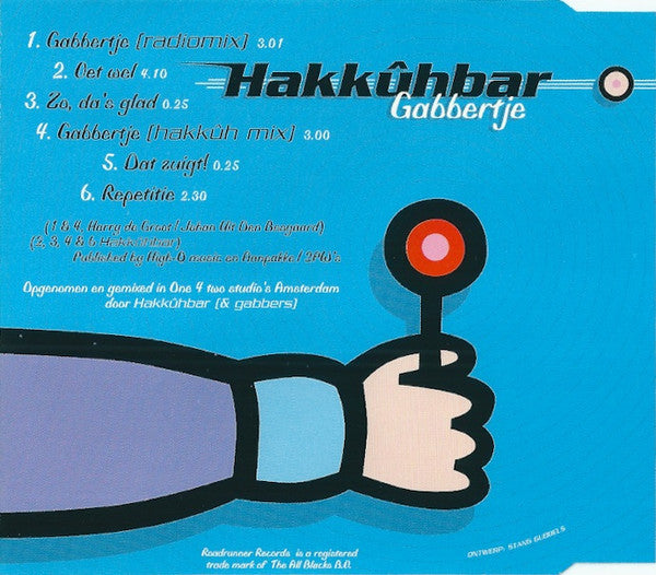 Hakkûhbar : Gabbertje (CD, Maxi)