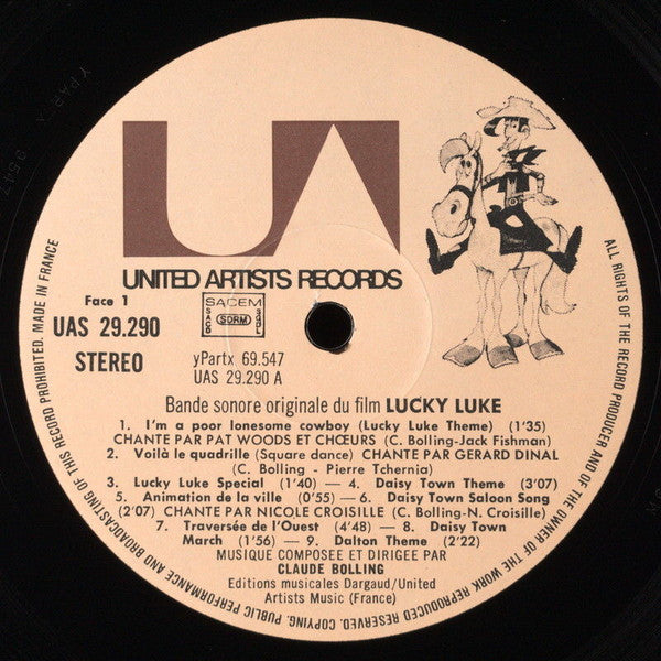 Claude Bolling : Lucky Luke (LP, Gat)