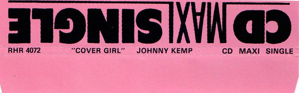 Johnny Kemp : Cover Girl (CD, Maxi)