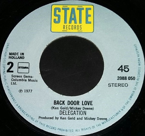 Delegation : Where Is The Love (We Used To Know) (7", Single)
