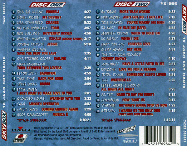 Various : SkyBox - 10 Jaar Radio Hits (2xCD, Comp)