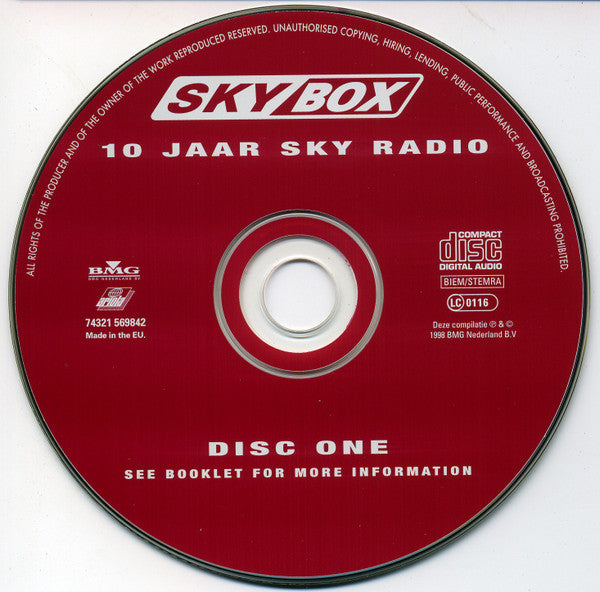 Various : SkyBox - 10 Jaar Radio Hits (2xCD, Comp)