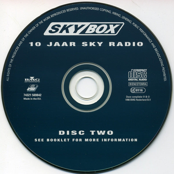 Various : SkyBox - 10 Jaar Radio Hits (2xCD, Comp)