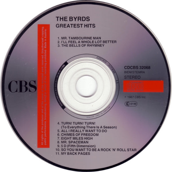 The Byrds : Greatest Hits (CD, Comp, RE)