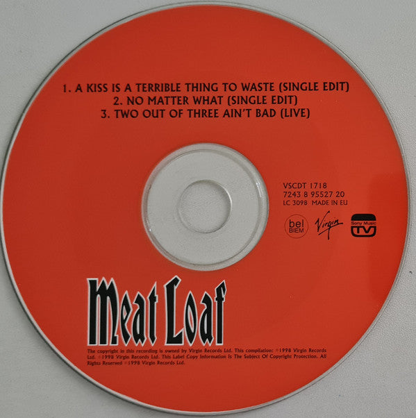 Meat Loaf : A Kiss Is A Terrible Thing To Waste / No Matter What (CD, Maxi)