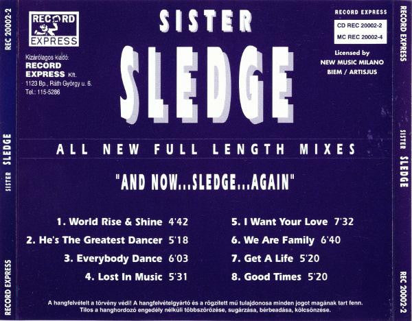 Sister Sledge : And Now...Sledge...Again (CD, Album)