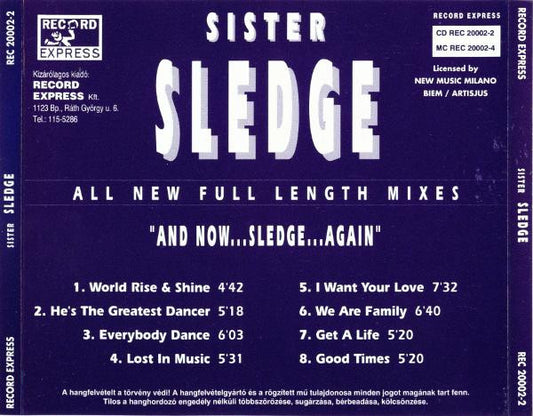 Sister Sledge : And Now...Sledge...Again (CD, Album)