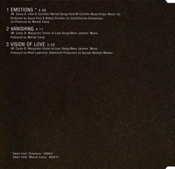 Mariah Carey : Emotions (CD, Maxi)