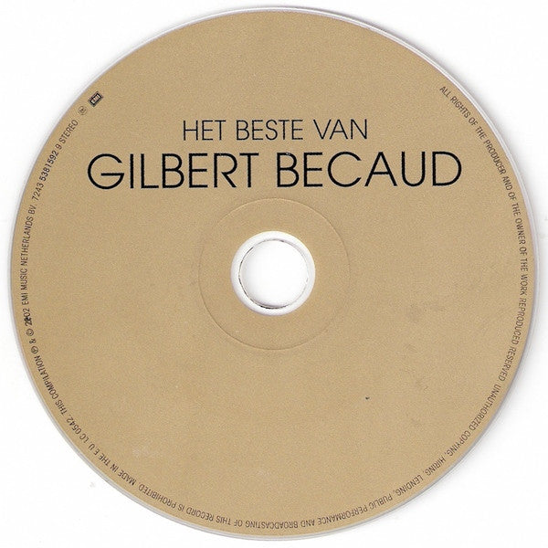 Gilbert Bécaud : Het Beste Van Gilbert Becaud (CD, Comp)