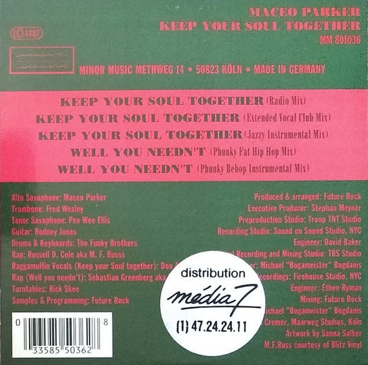 Maceo Parker : Keep Your Soul Together (CD, Maxi)