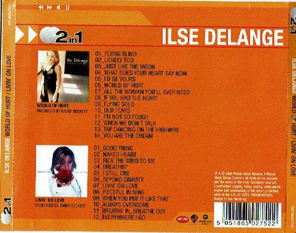 Ilse DeLange : World Of Hurt / Livin' On Love (CD, Album, RE + CD, Album, RE + Comp)