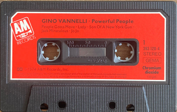 Gino Vannelli : Powerful People (Cass, Album)