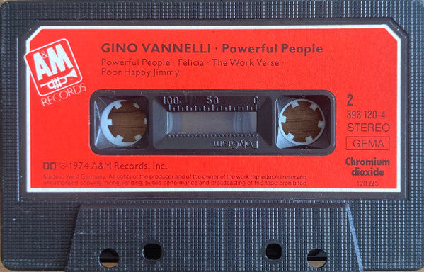 Gino Vannelli : Powerful People (Cass, Album)