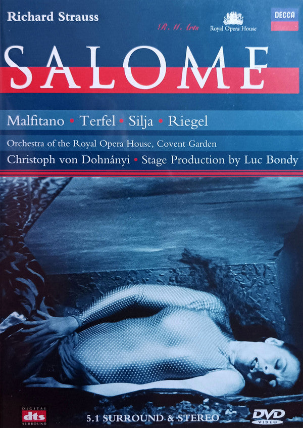 Richard Strauss - Catherine Malfitano, Bryn Terfel, Anja Silja, Kenneth Riegel, Orchestra Of The Royal Opera House, Covent Garden, Christoph von Dohnányi, Luc Bondy : Salome (DVD-V, NTSC, 5.1)