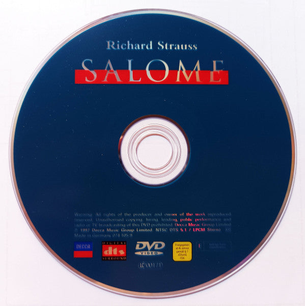 Richard Strauss - Catherine Malfitano, Bryn Terfel, Anja Silja, Kenneth Riegel, Orchestra Of The Royal Opera House, Covent Garden, Christoph von Dohnányi, Luc Bondy : Salome (DVD-V, NTSC, 5.1)