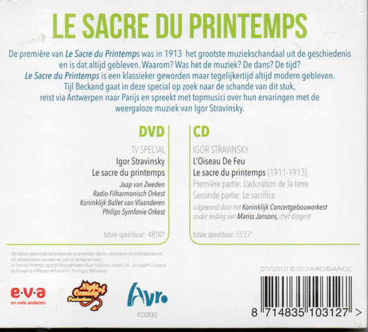 Igor Stravinsky, Concertgebouworkest, Tijl Beckand : Le Sacre Du Printemps (CD + DVD)