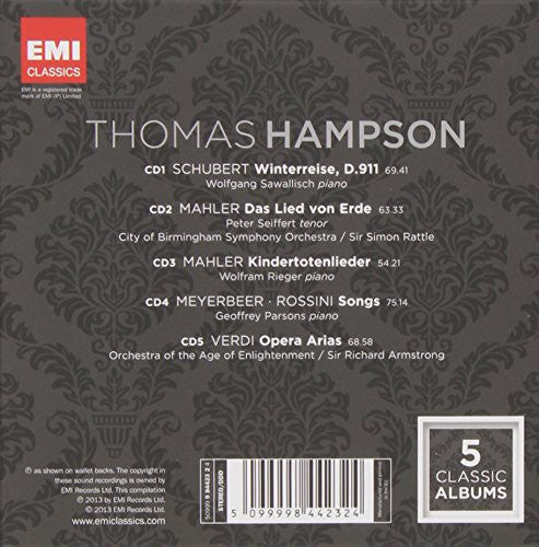 Thomas Hampson : 5 Classic Albums (CD, Album, RE + CD, Album, RE + CD, Album, RE + CD)