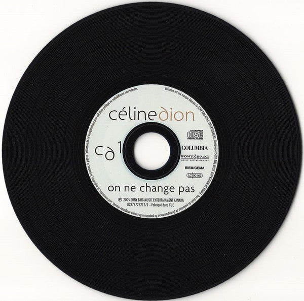 Céline Dion : On Ne Change Pas (2xCD, Album, Comp)