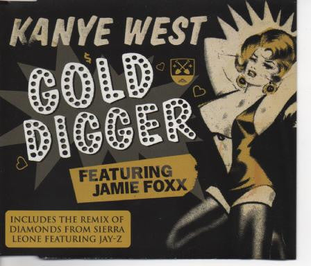 Kanye West Featuring Jamie Foxx : Gold Digger (CD, Single)