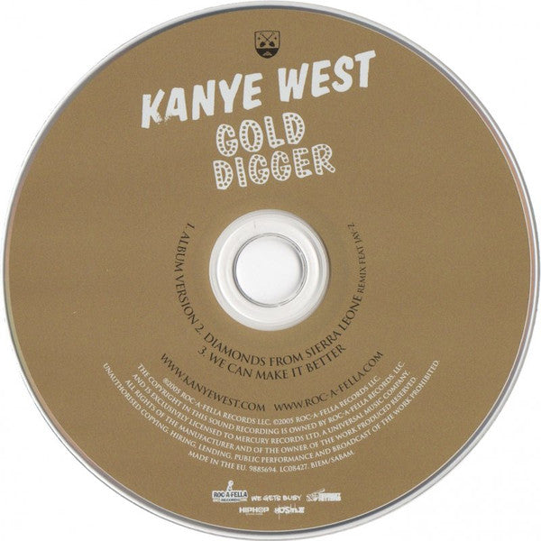 Kanye West Featuring Jamie Foxx : Gold Digger (CD, Single)