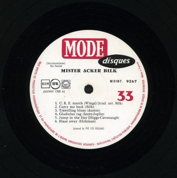 Acker Bilk And His Paramount Jazz Band : Mr. Acker Bilk (LP, Comp, Mono)