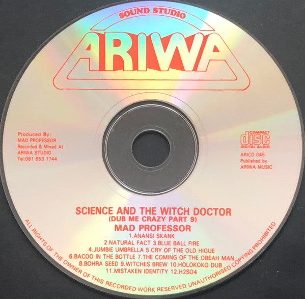 Mad Professor : Science And The Witch Doctor (Dub Me Crazy Part 9) (CD, Album)