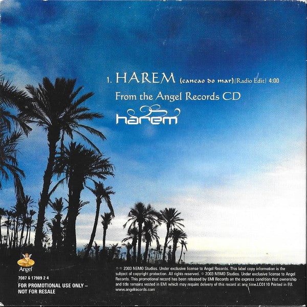 Sarah Brightman : Harem (Cancao Do Mar) (CD, Single, Promo)