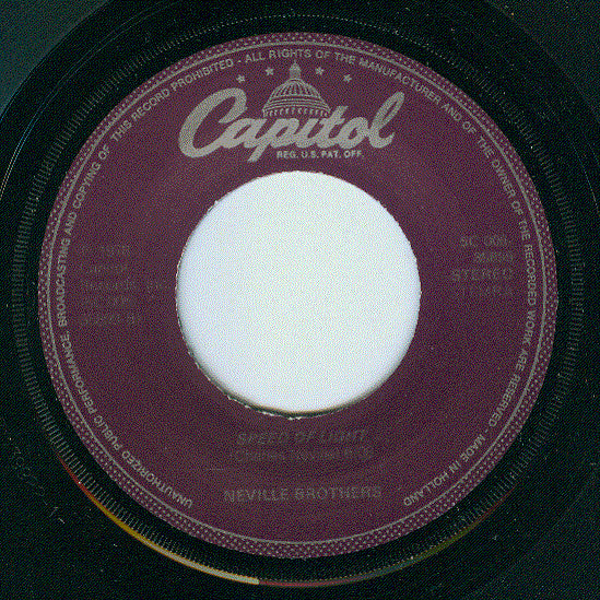 The Neville Brothers : Washable Ink (7", Single)