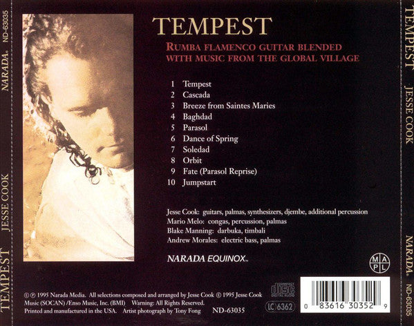 Jesse Cook : Tempest (CD, Album)