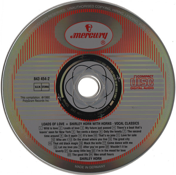Shirley Horn : Loads Of Love + Shirley Horn With Horns (CD, Comp, RE, RM)