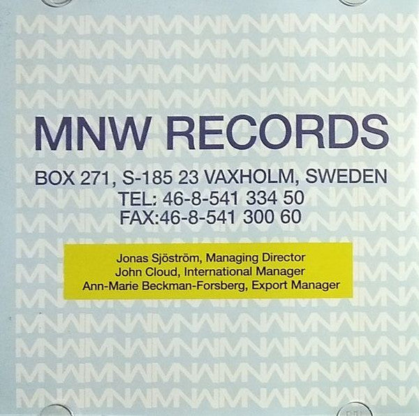 Various : MNW Midem 1993 - Expansion 1992 - 1993 (CD, Comp, Promo)