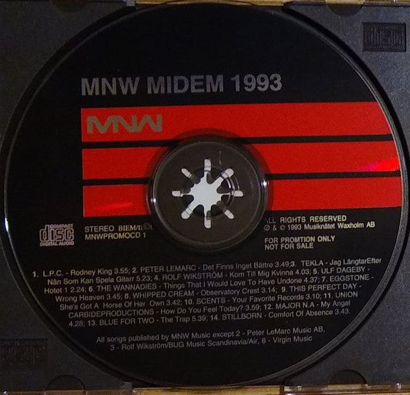 Various : MNW Midem 1993 - Expansion 1992 - 1993 (CD, Comp, Promo)