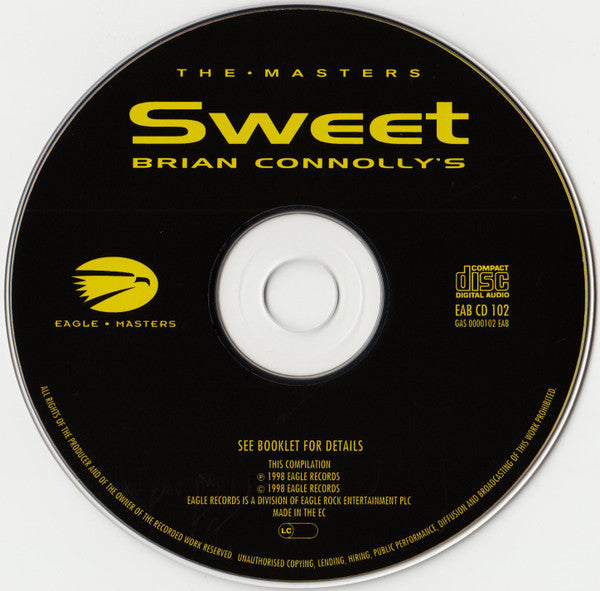 Brian Connolly Sweet : The Masters (CD, Comp)