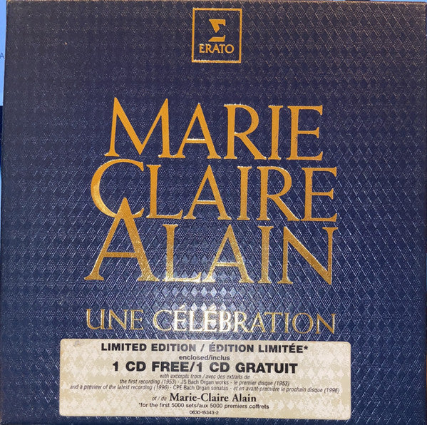 Marie-Claire Alain : Une Célébration (6xCD, Comp, Ltd + Box, Ltd)