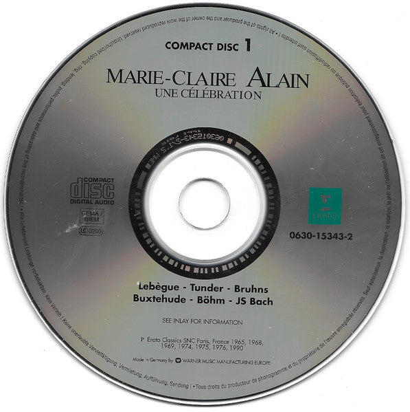 Marie-Claire Alain : Une Célébration (6xCD, Comp, Ltd + Box, Ltd)