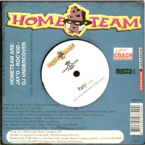Hometeam : Party! Vol. 2 (CD, Single)