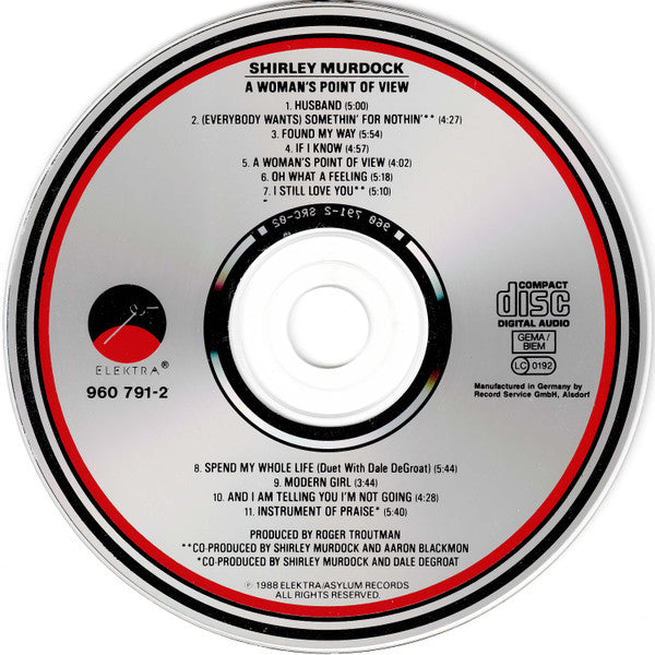 Shirley Murdock : A Woman's Point Of View (CD, Album)