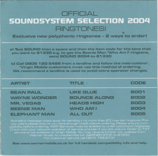 Various : Soundsystem Selection 2004 (2xCD, Comp)