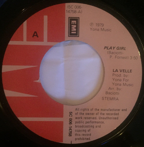 La Velle : Playgirl (7")
