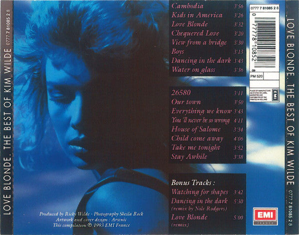 Kim Wilde : Love Blonde - The Best Of Kim Wilde (CD, Comp, RE)