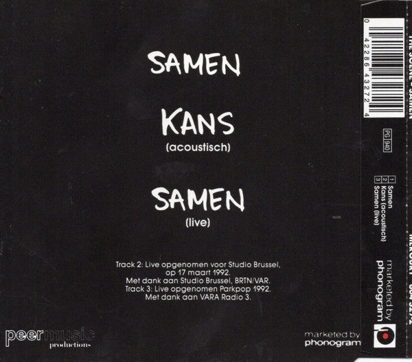 The Scene (2) : Samen (CD, Single)