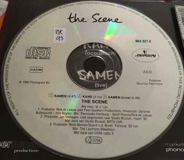 The Scene (2) : Samen (CD, Single)